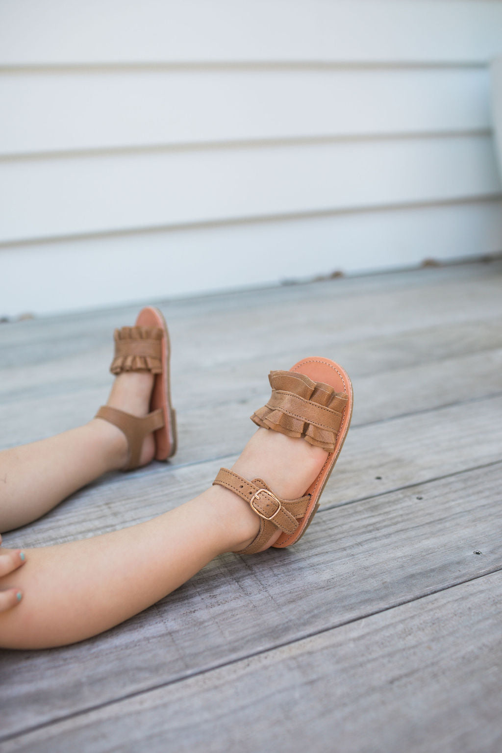 Brown Daphne Girls Sandal