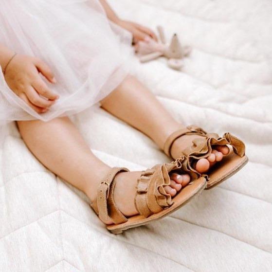 Brown Daphne Girls Sandal