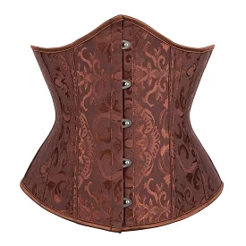 Brown Spring Corset for Drag