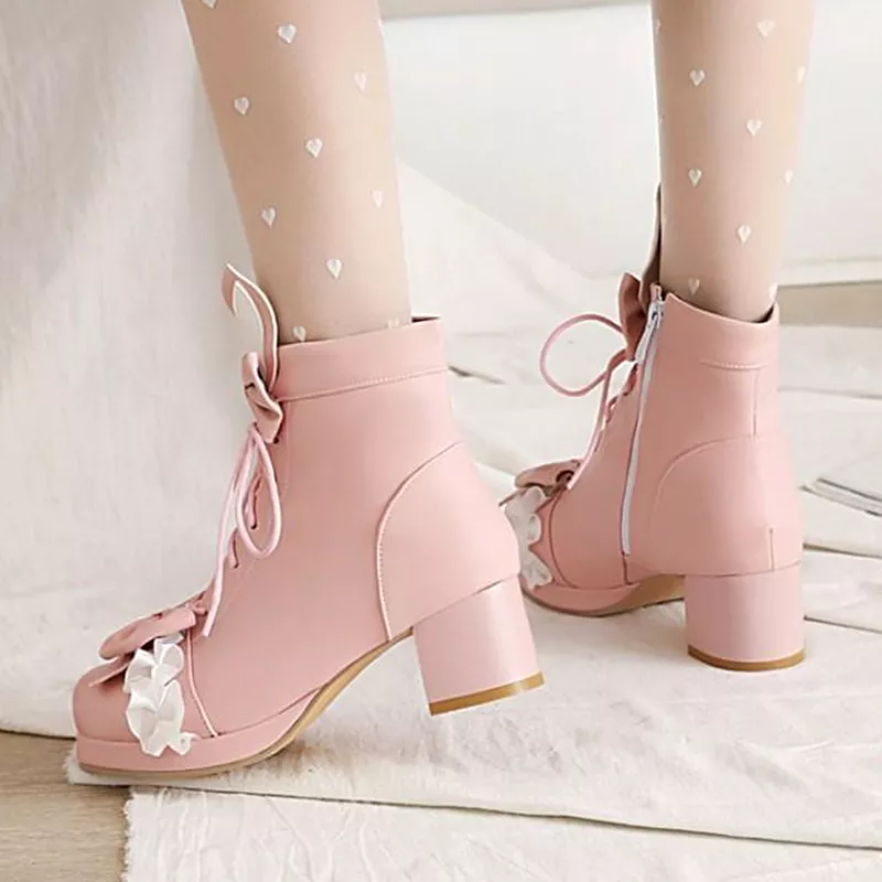 Bunny Lolita Strawberry Boots - AD12698: Google SEO Friendly Result