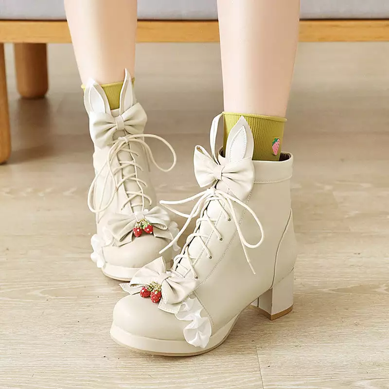 Bunny Lolita Strawberry Boots - AD12698: Google SEO Friendly Result