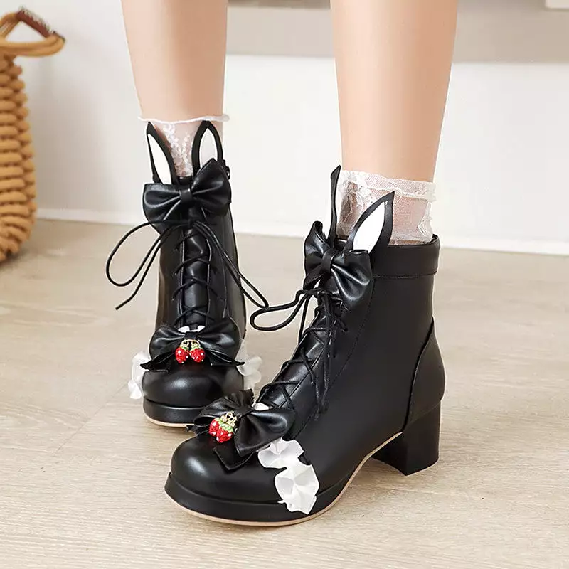 Bunny Lolita Strawberry Boots - AD12698: Google SEO Friendly Result