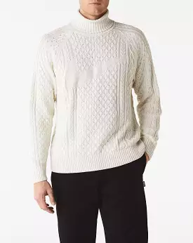 Cable Knit Turtleneck Sweater