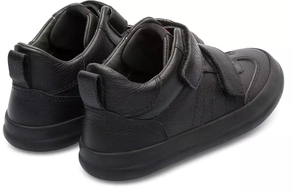 Camper Boy's Pursuit Mid Black Leather - Sizes 30-34