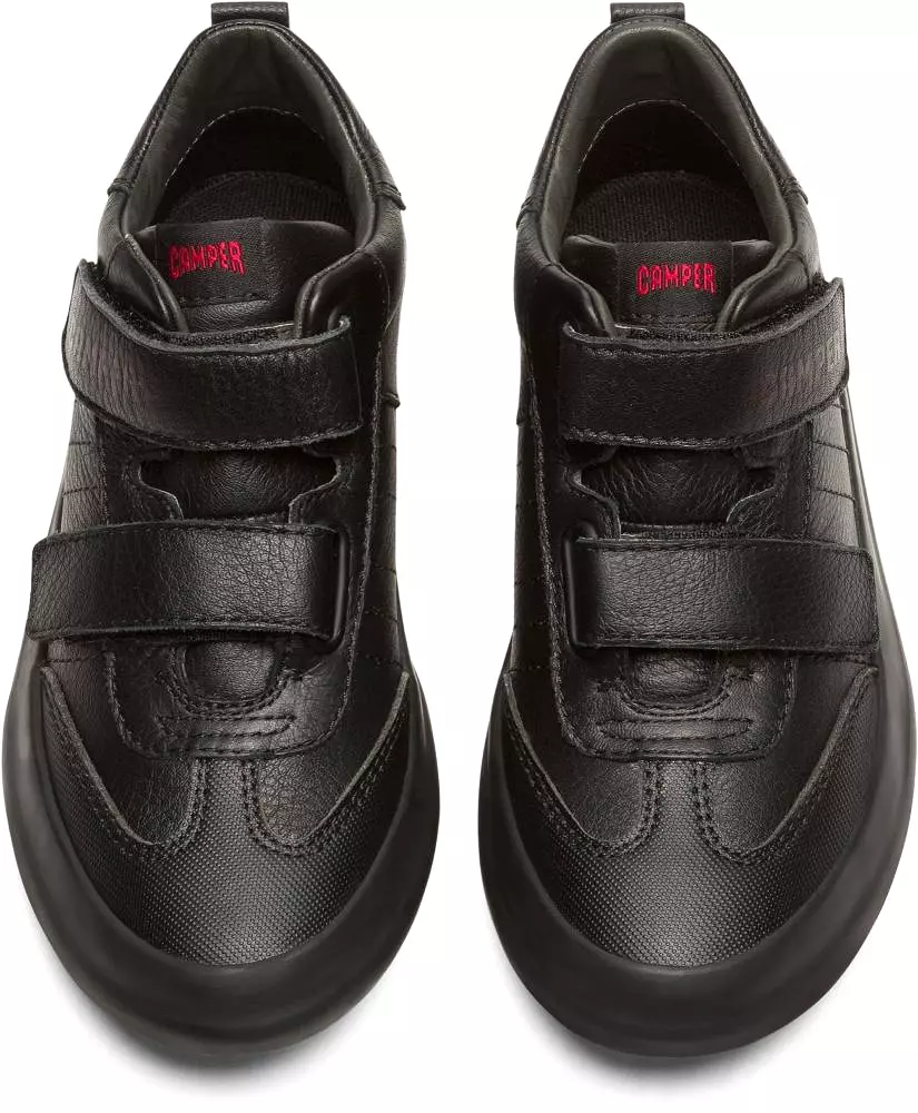 Camper Boy's Pursuit Mid Black Leather - Sizes 30-34