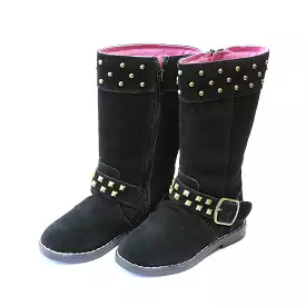 Carly Tall Studded Suede Boot - Best Deal