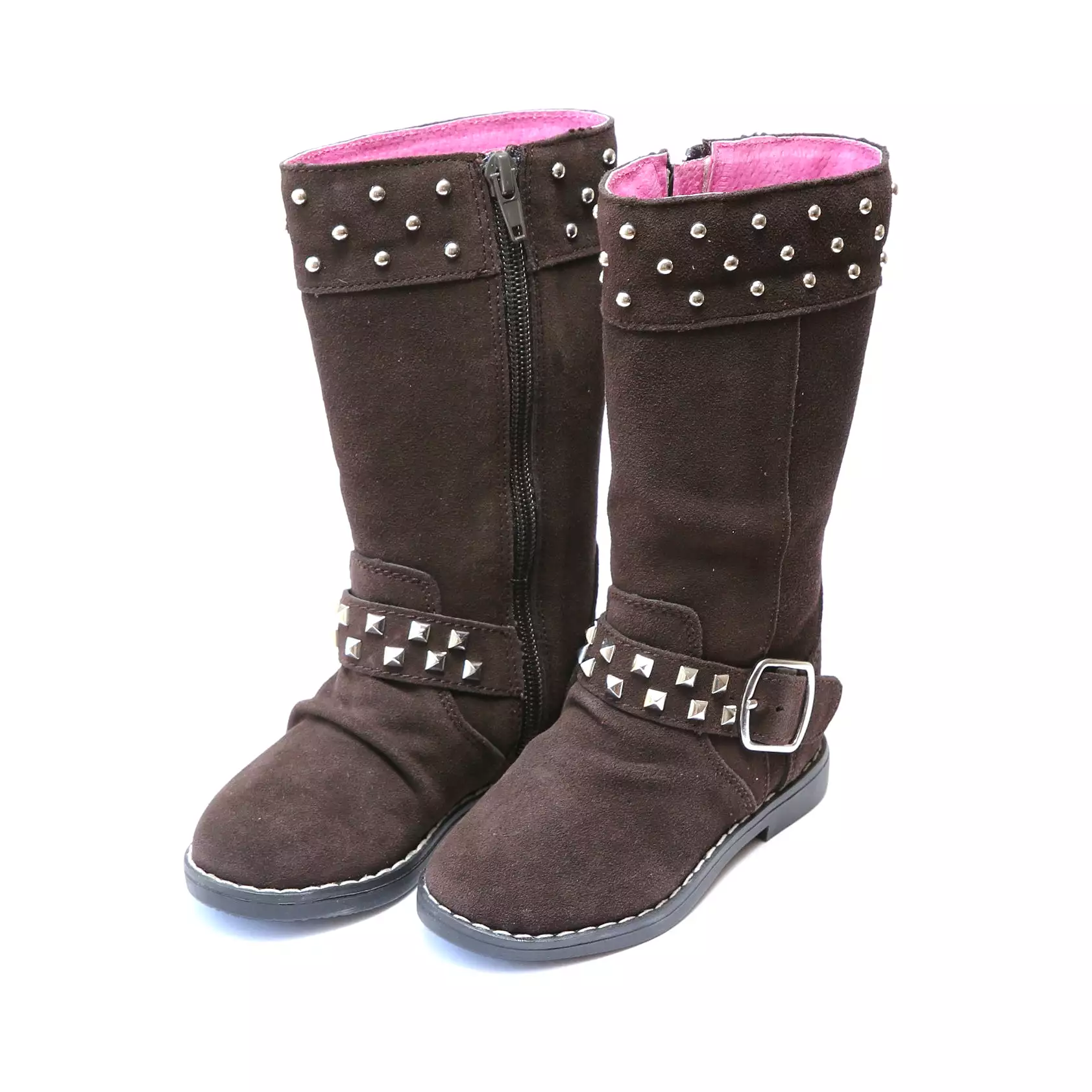 Carly Tall Studded Suede Boot - Limited Stock