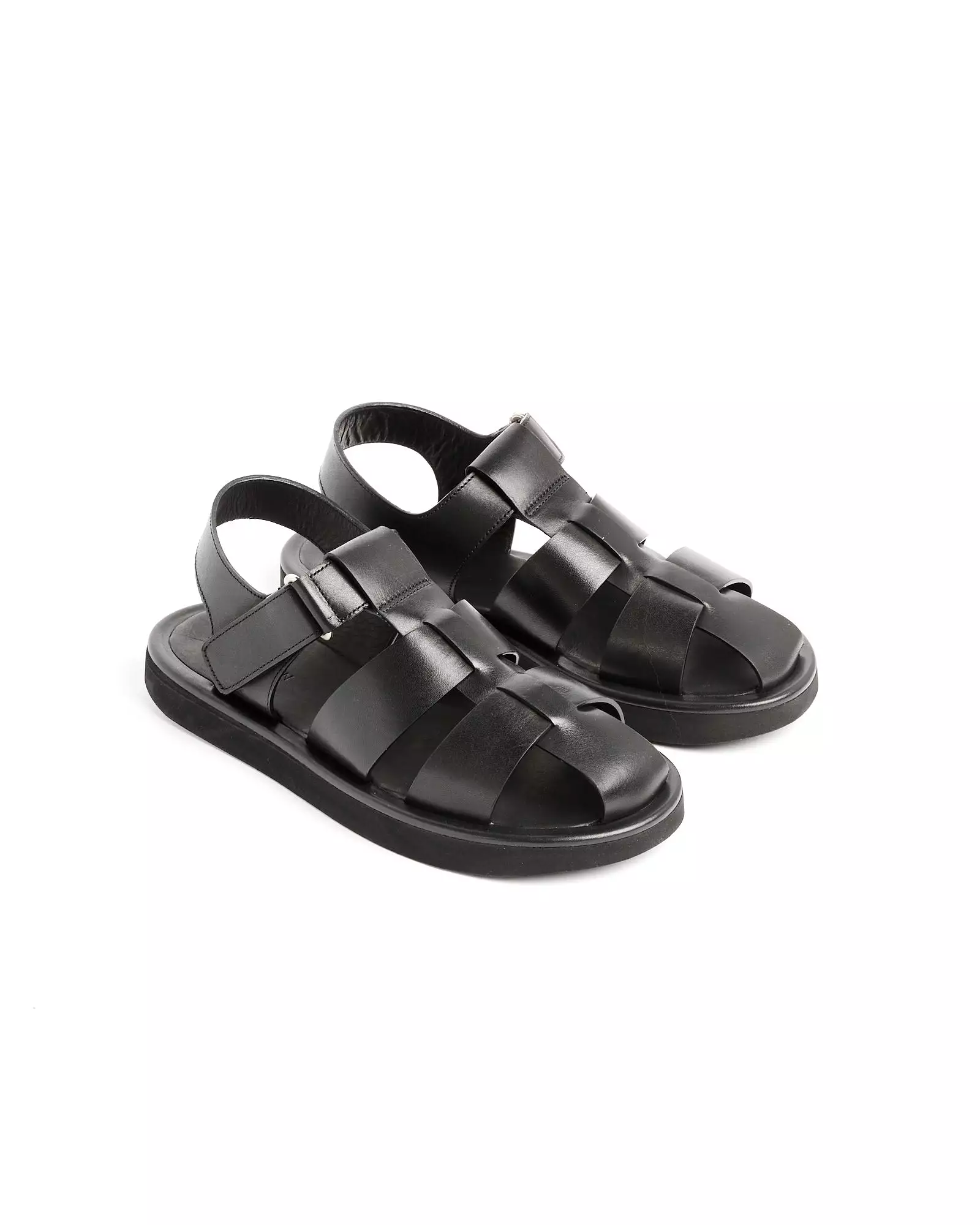 Cassius Black Sandal - Order Now!