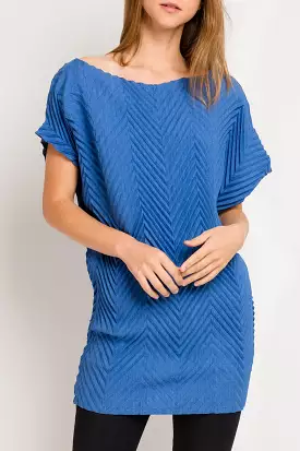 Chevron Royal Tunic Dress