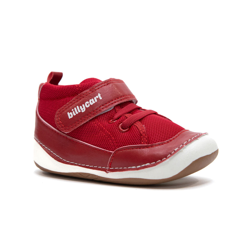 CHICAGO red high-top sneakers for babies and toddlers