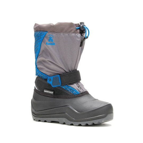 Children's Waterproof Snow Boot - Charcoal/Blue