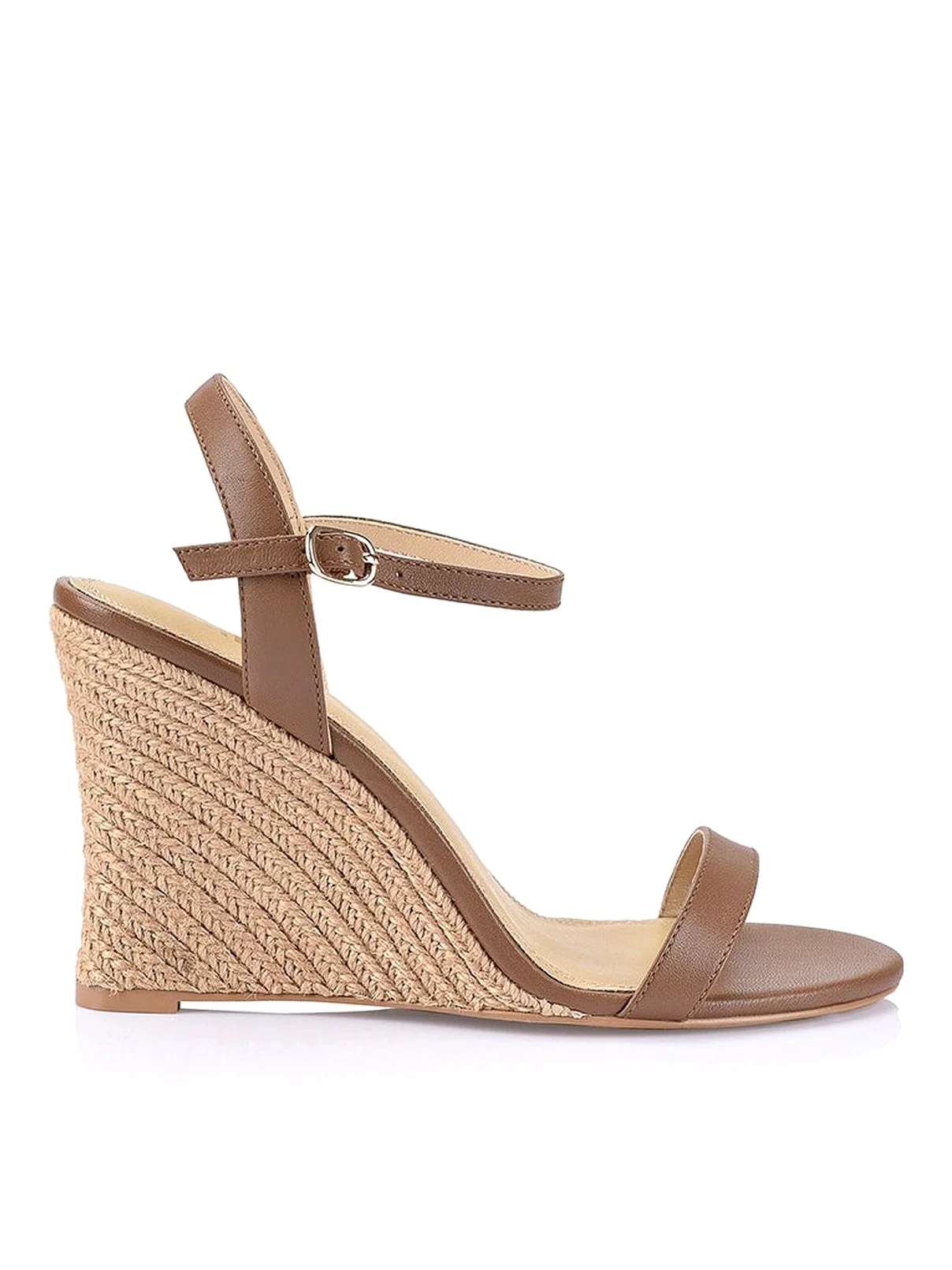 Cinnamon Leather Baby Wedge Sandals - Buy Now!