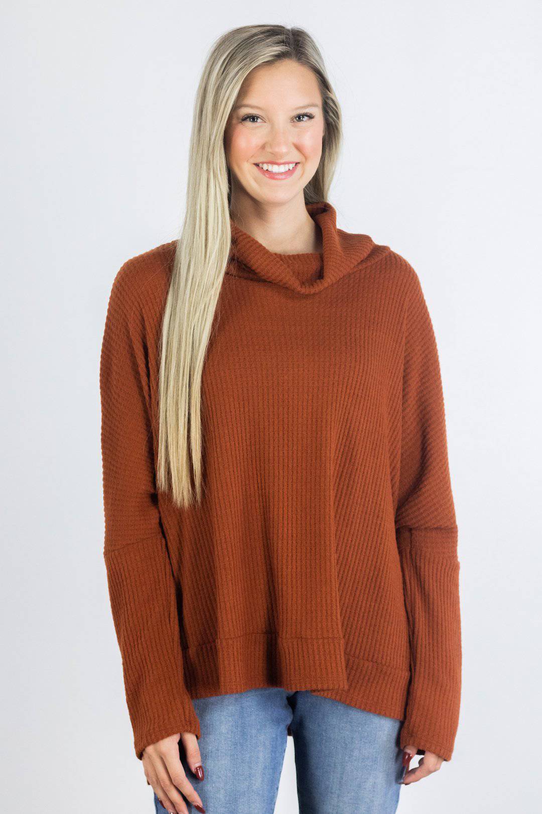 Cinnamon Tunic with Dolman Sleeves