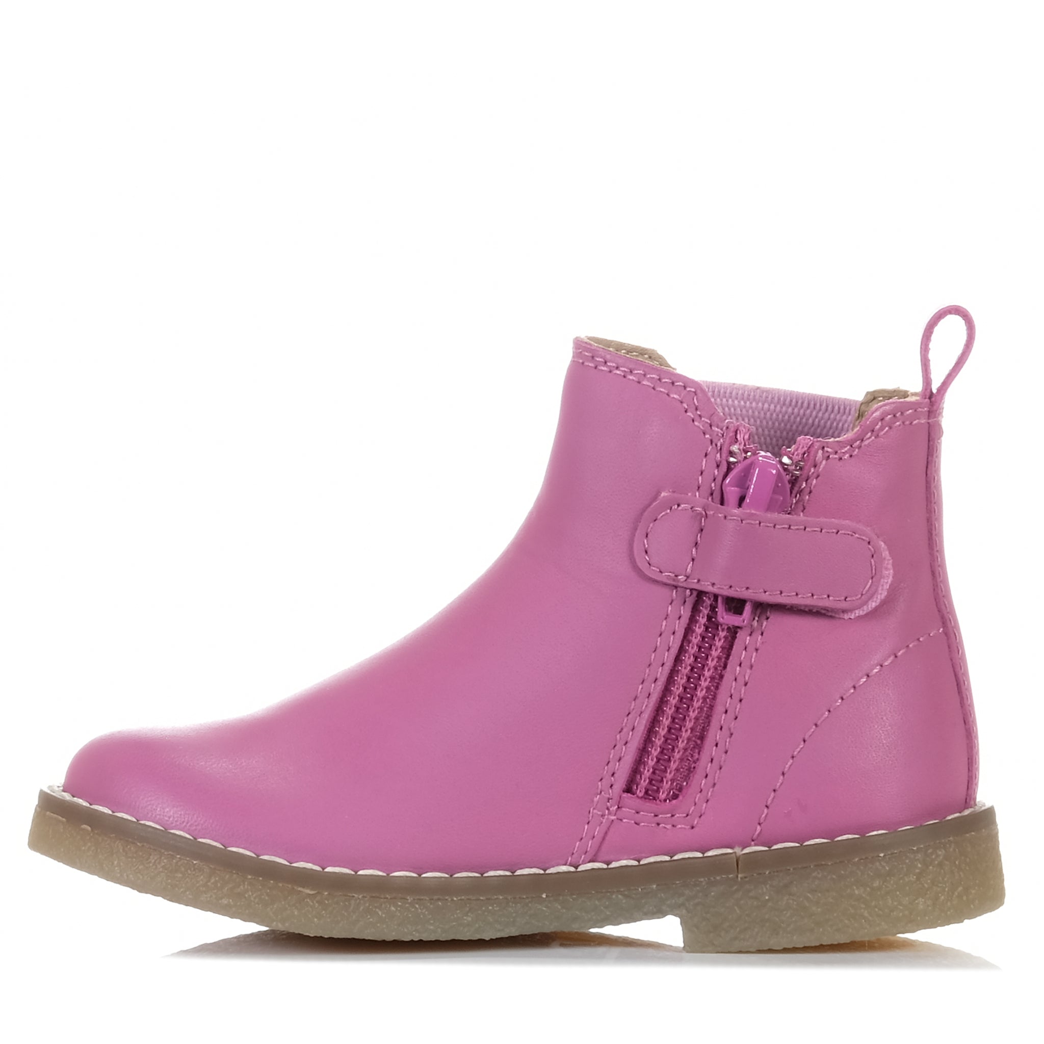 Clarks Chelsea II Junior Dark Mauve Leather - Shop Now!