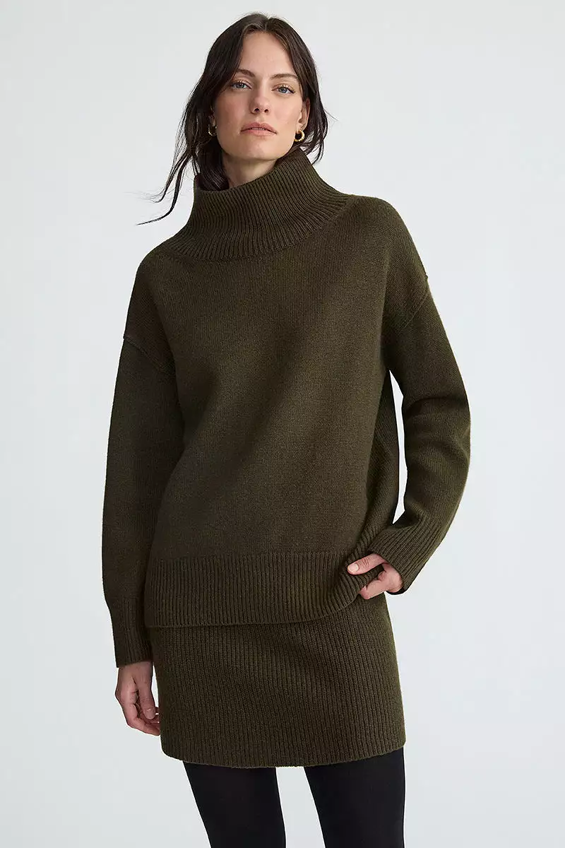 Classic Turtleneck | Army Green