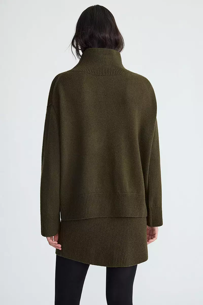 Classic Turtleneck | Army Green