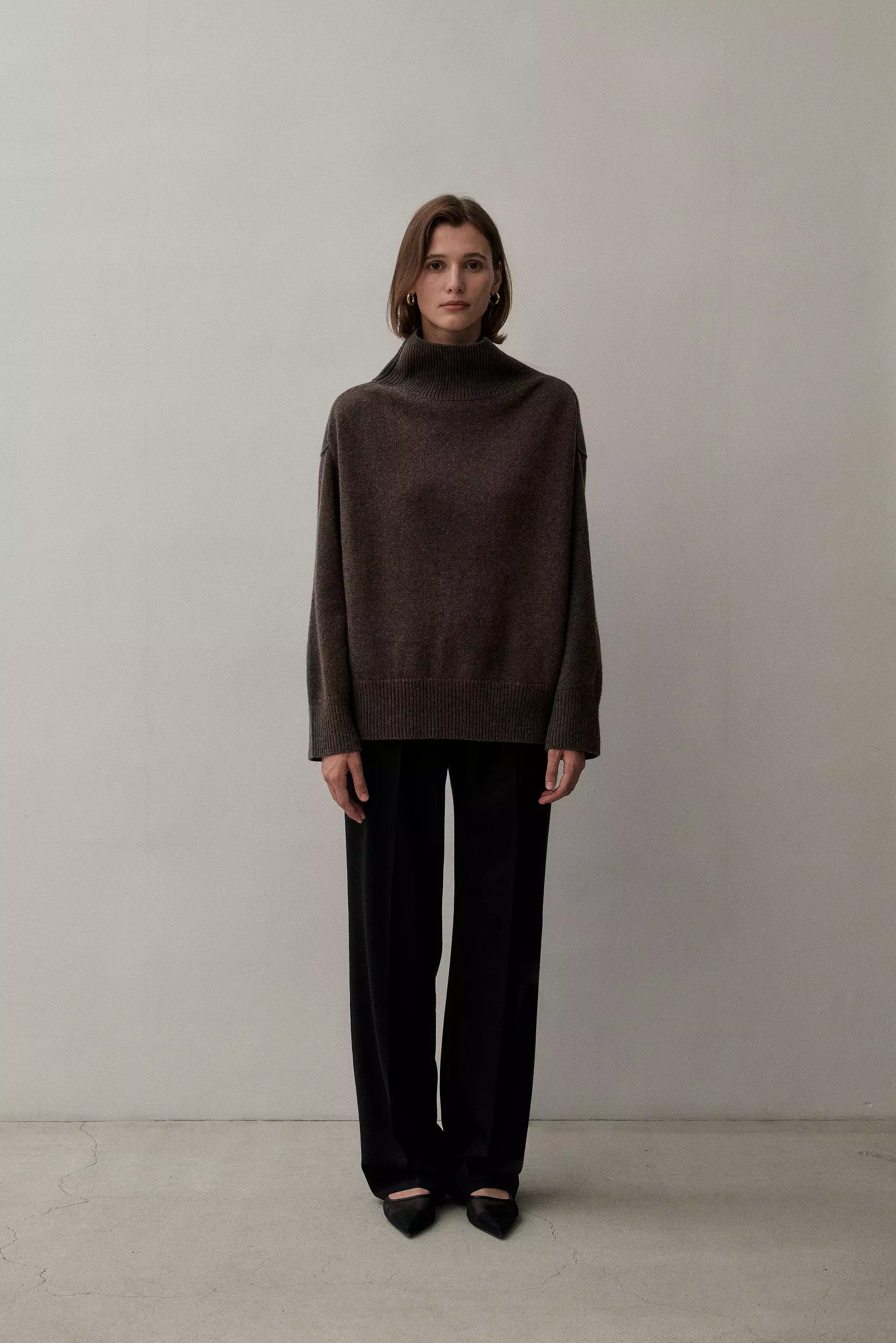 Classic turtlenecks - chestnut brown