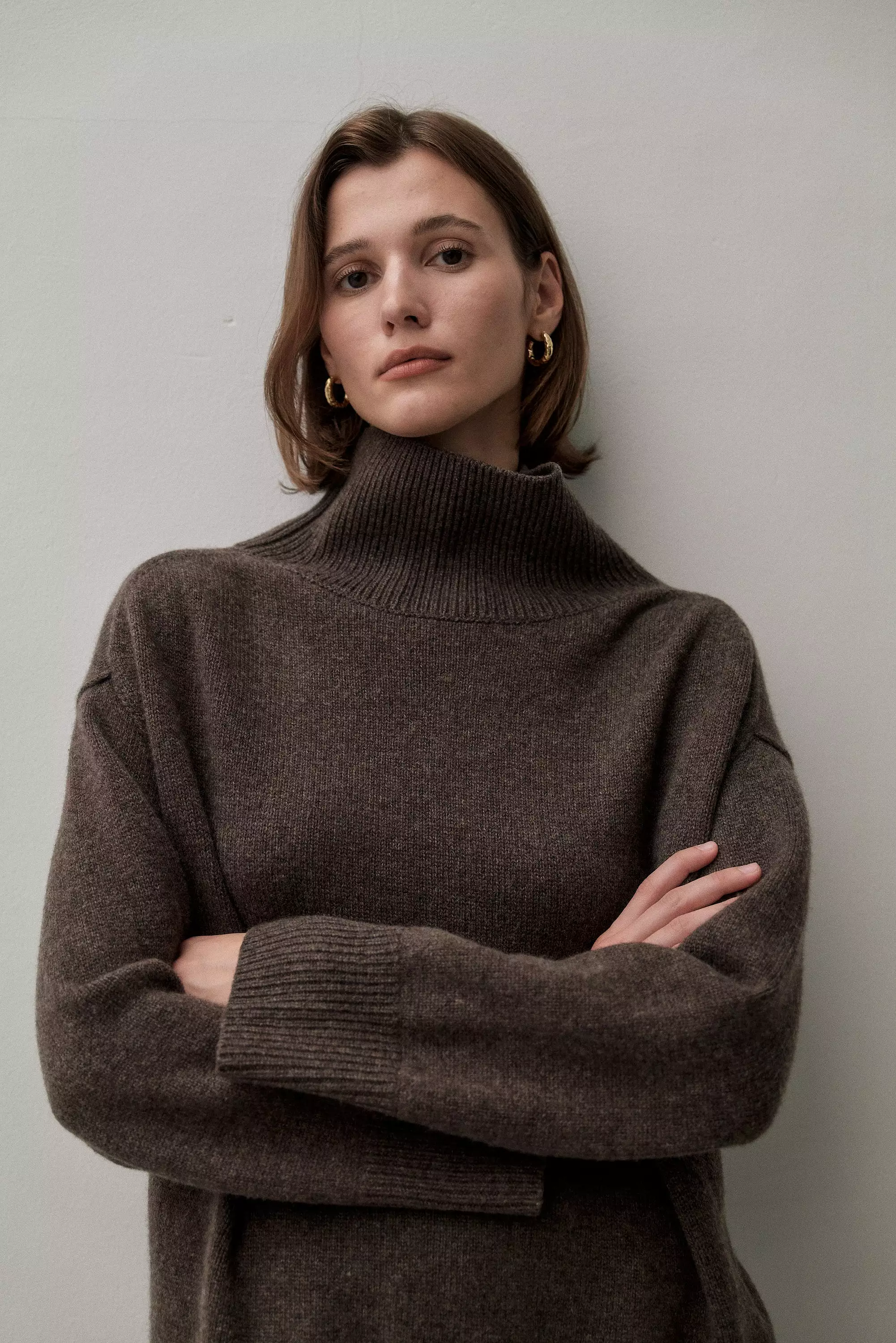 Classic turtlenecks - chestnut brown