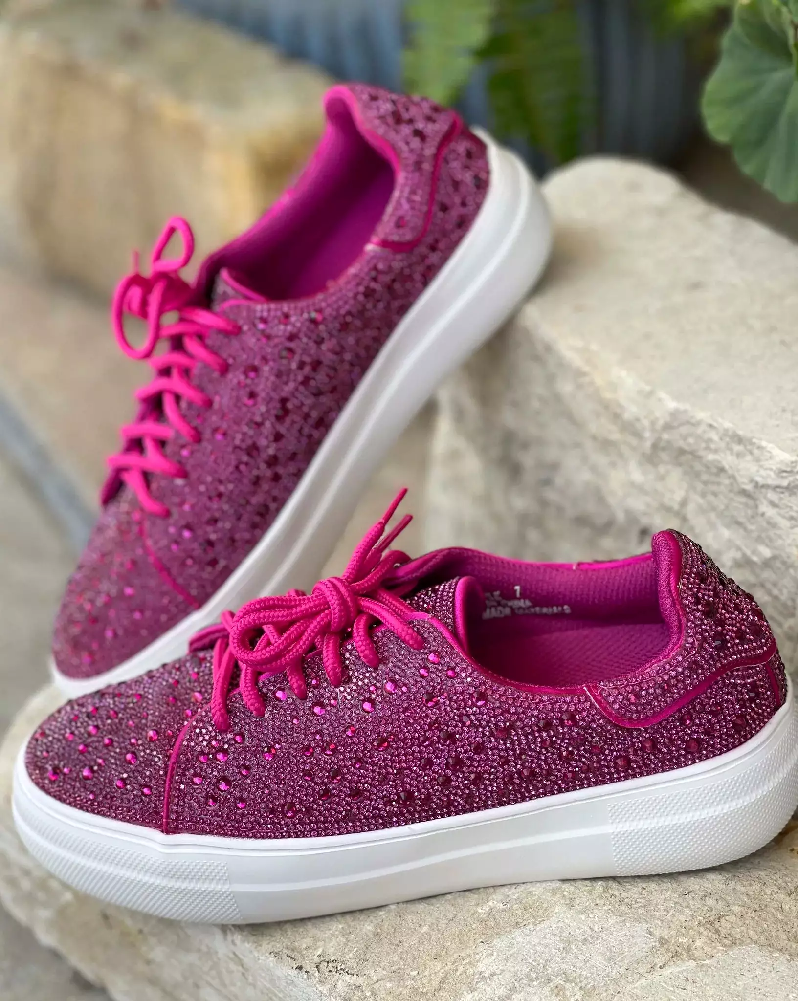 Corkys rhinestone sneakers for women