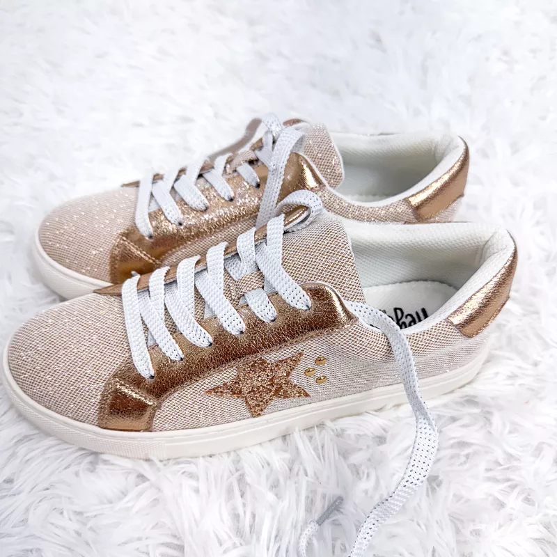 Corky's Rose Gold Glitter Sparkle Sneaker