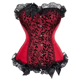 Corset Queen Izy (Red) - Top Rated Corsets, Red Color Option.