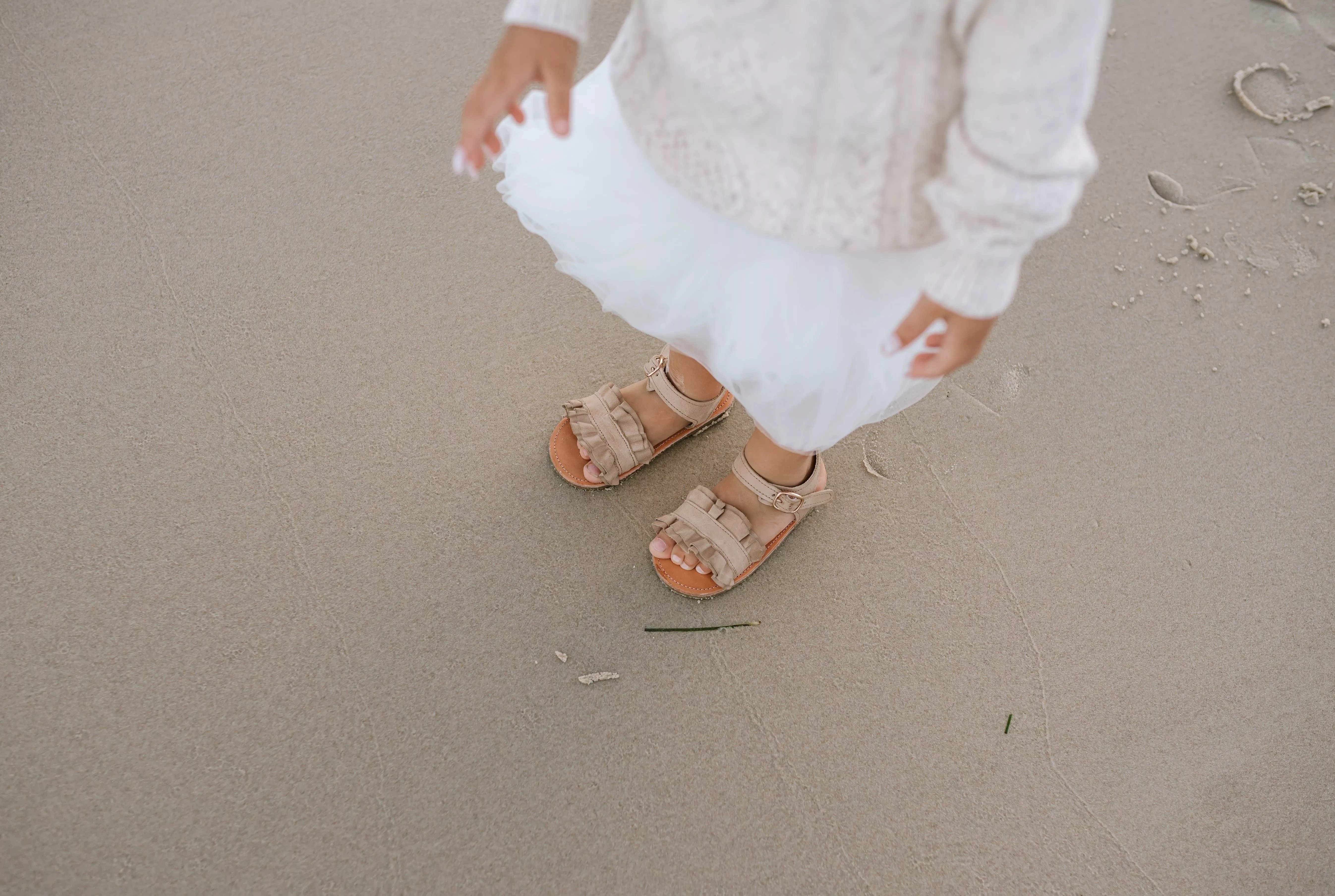 Cream Daphne Sandal