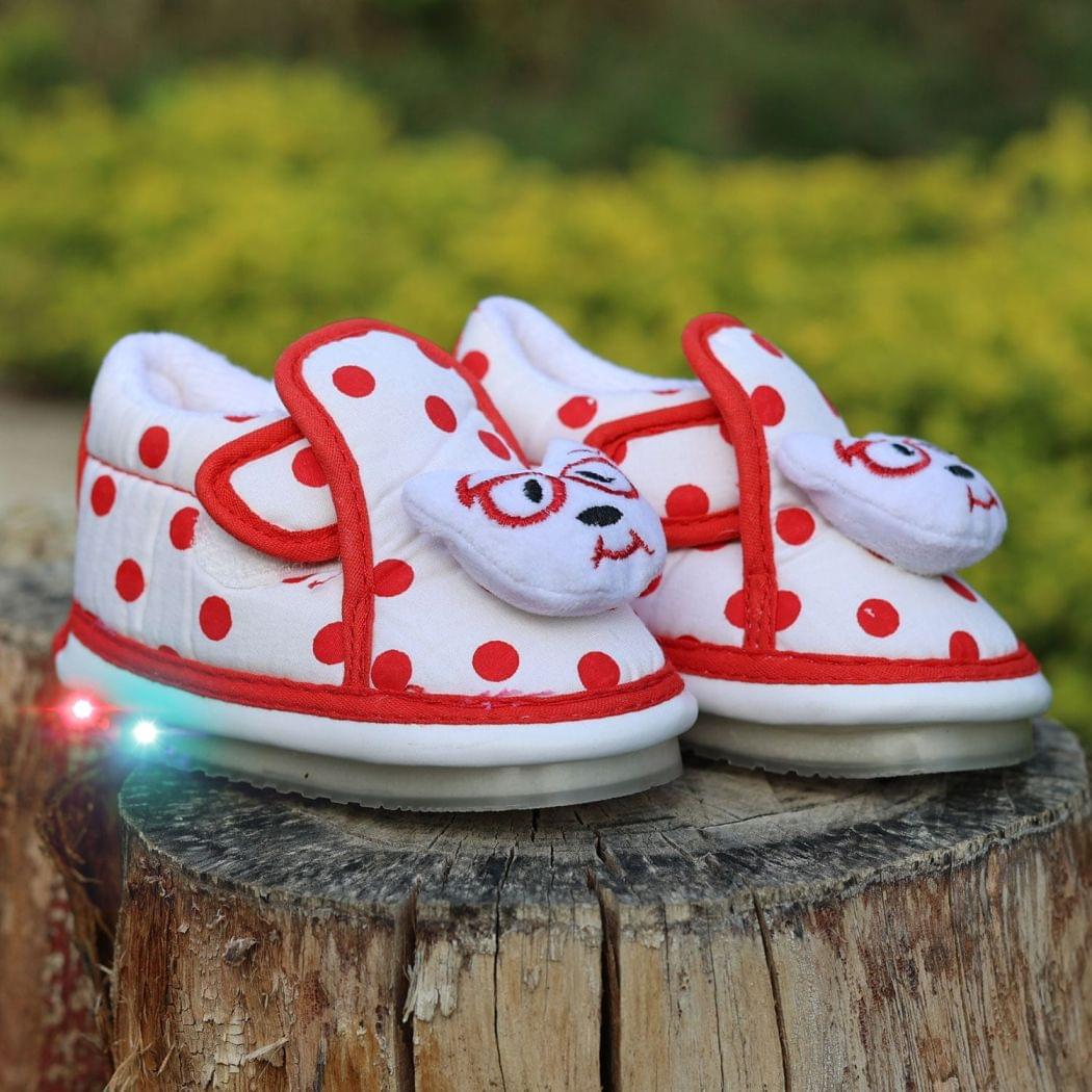 Cute-Puppy LED Polka Dot Boots