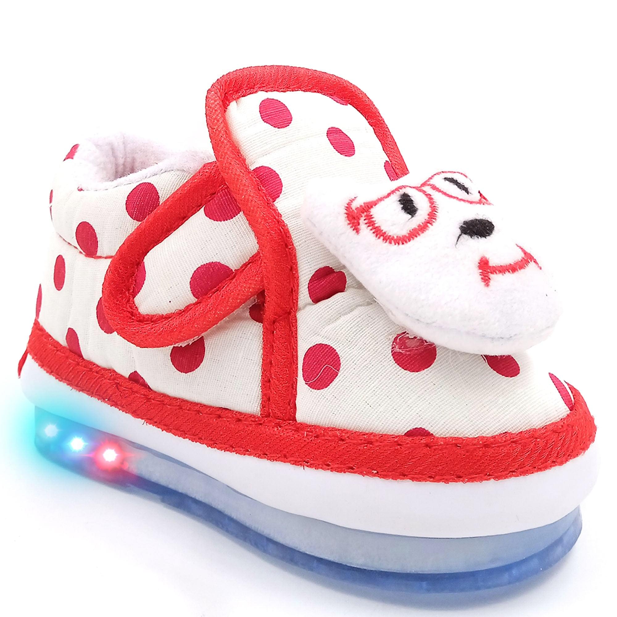 Cute-Puppy LED Polka Dot Boots