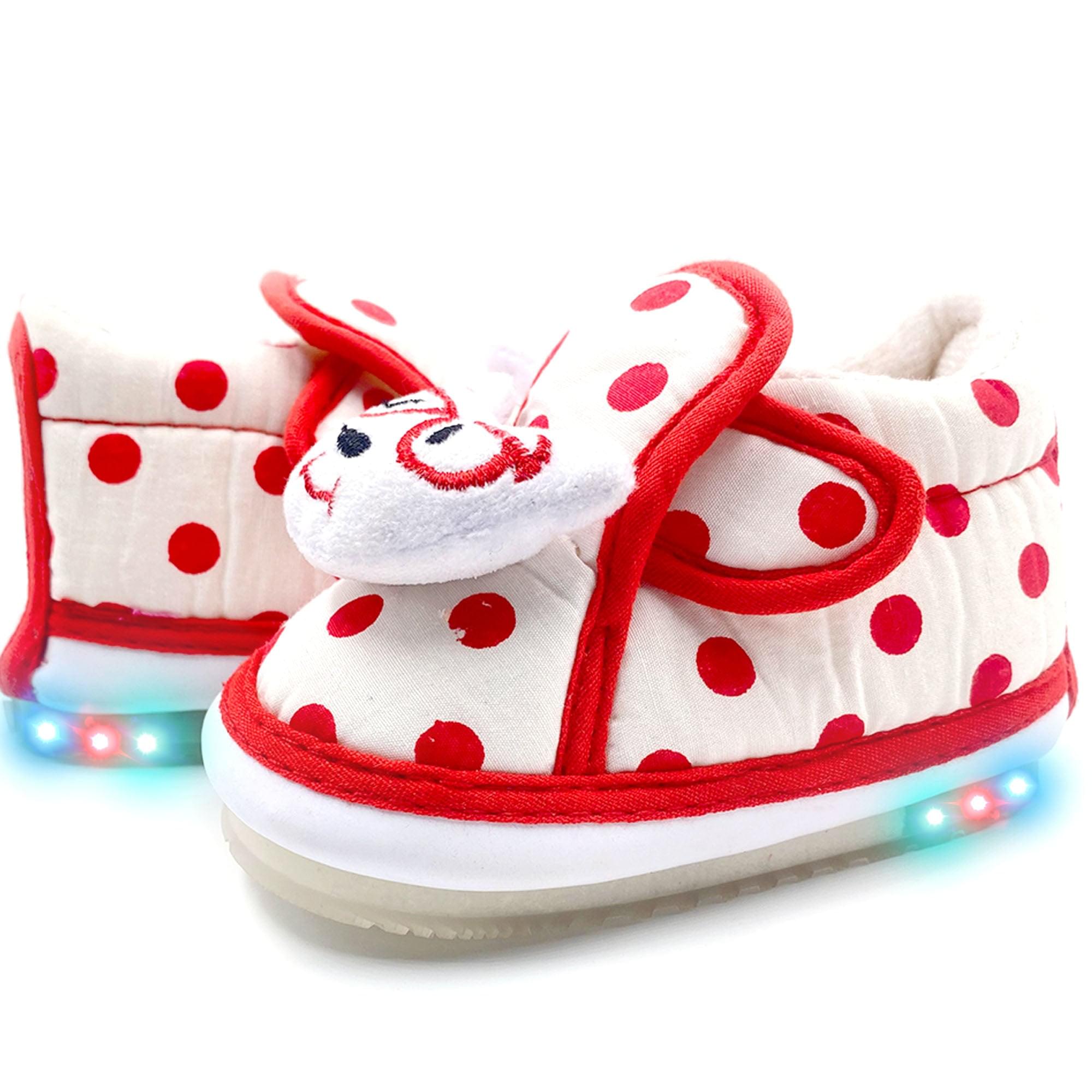 Cute-Puppy LED Polka Dot Boots