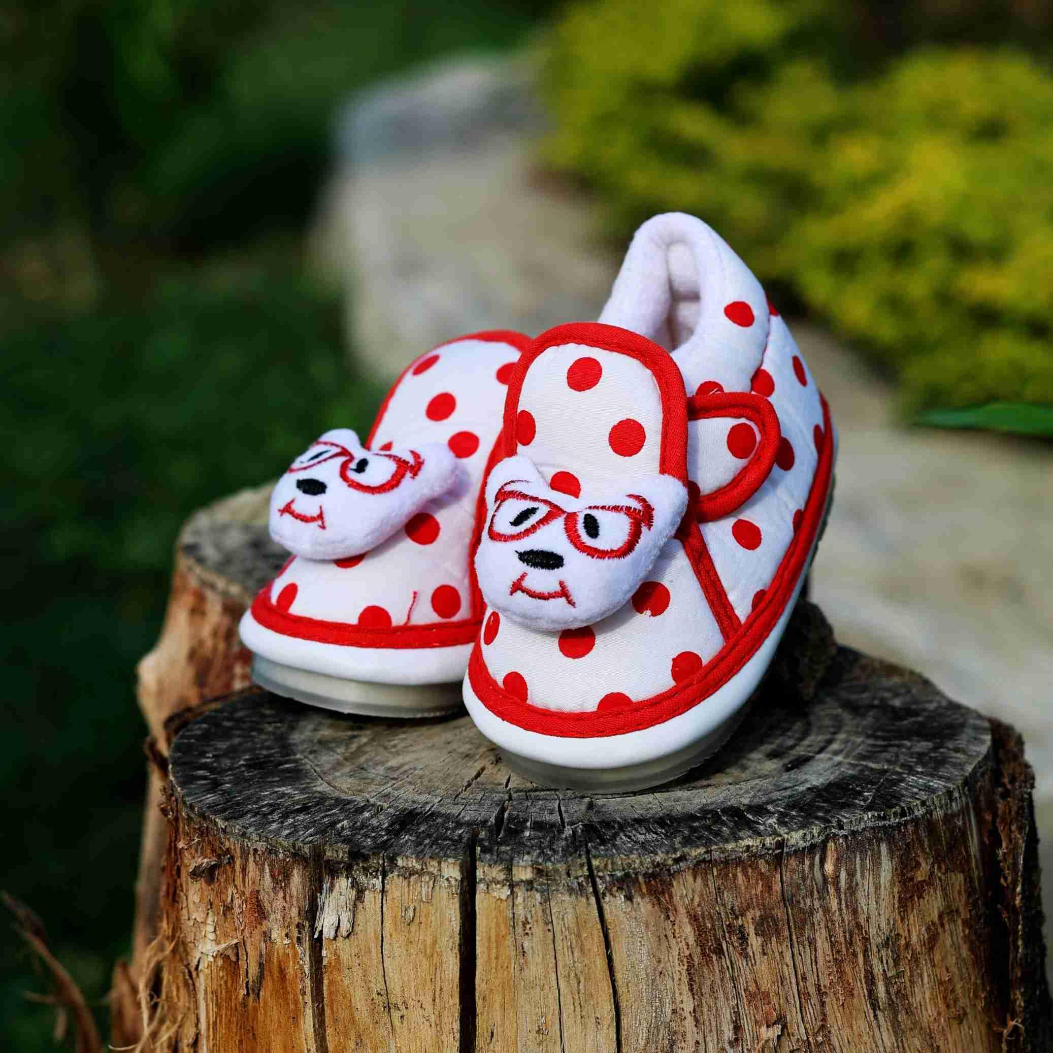 Cute-Puppy LED Polka Dot Boots