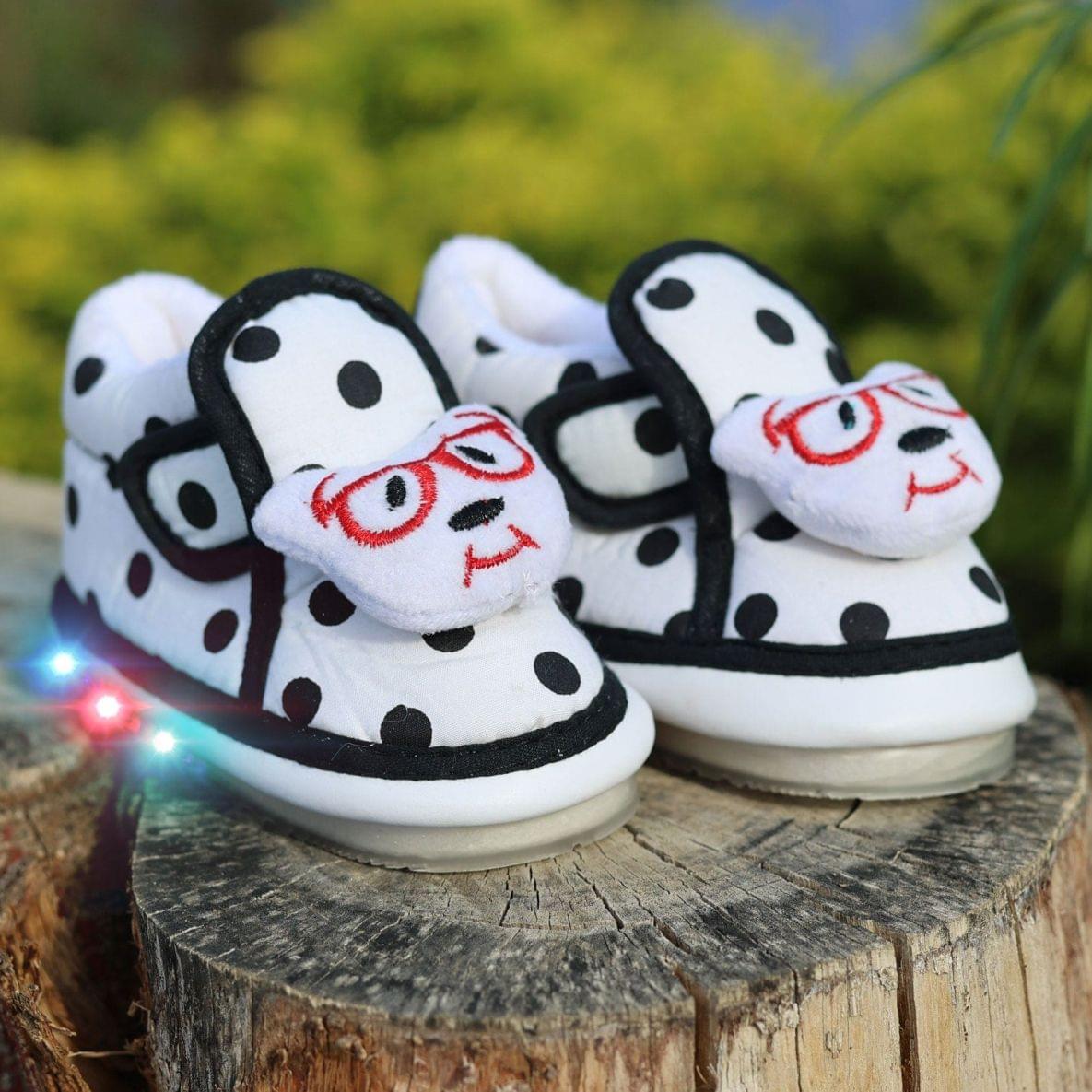 Cute-Puppy LED Polka Dot Boots