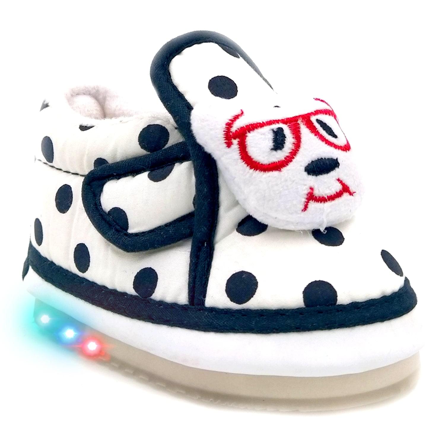 Cute-Puppy LED Polka Dot Boots