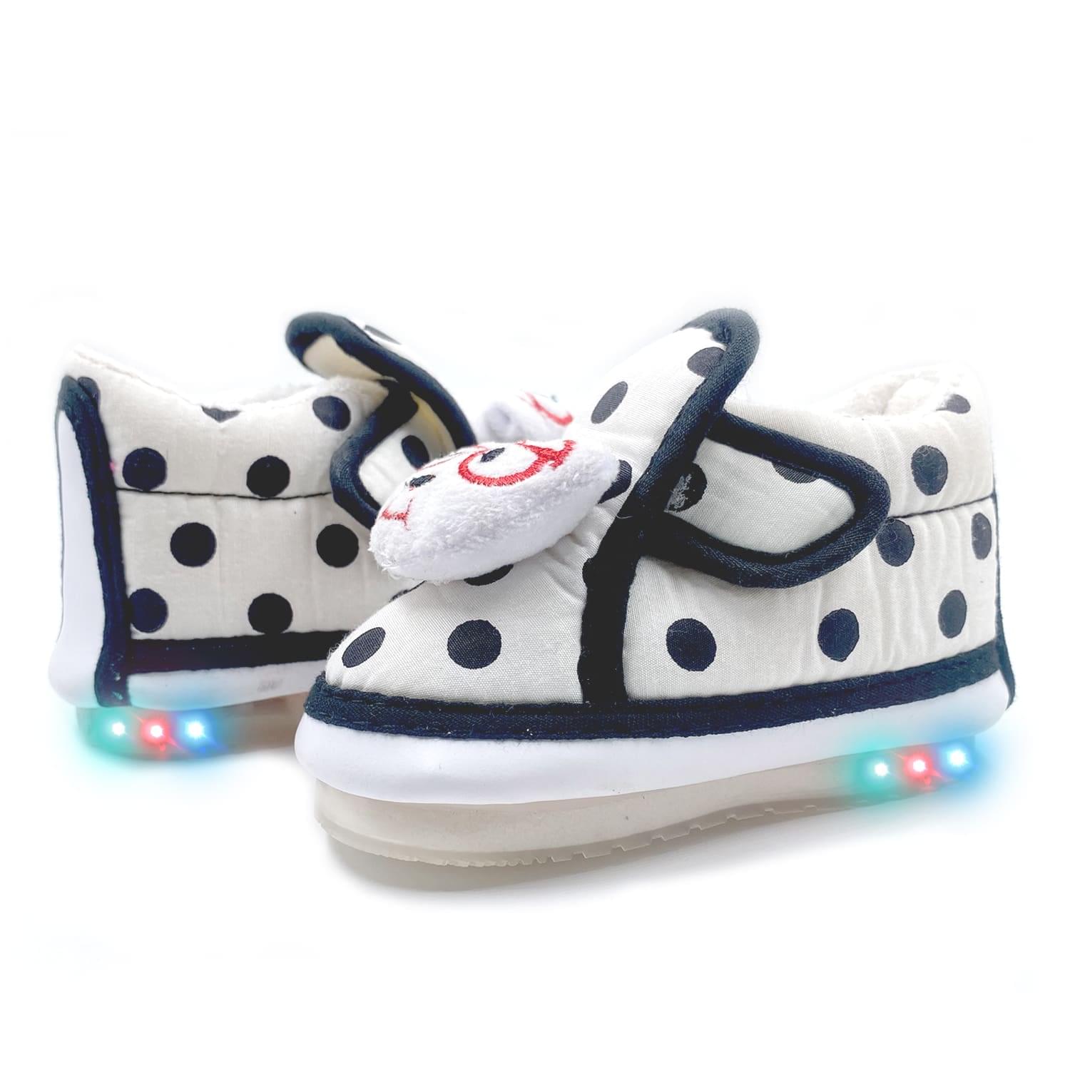 Cute-Puppy LED Polka Dot Boots