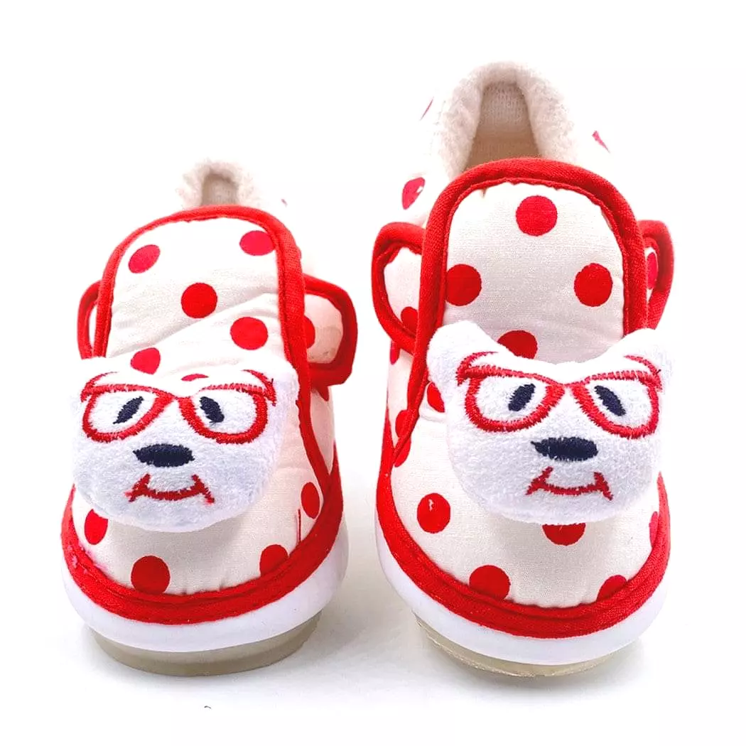 Cute Puppy LED Polka Dot Boots