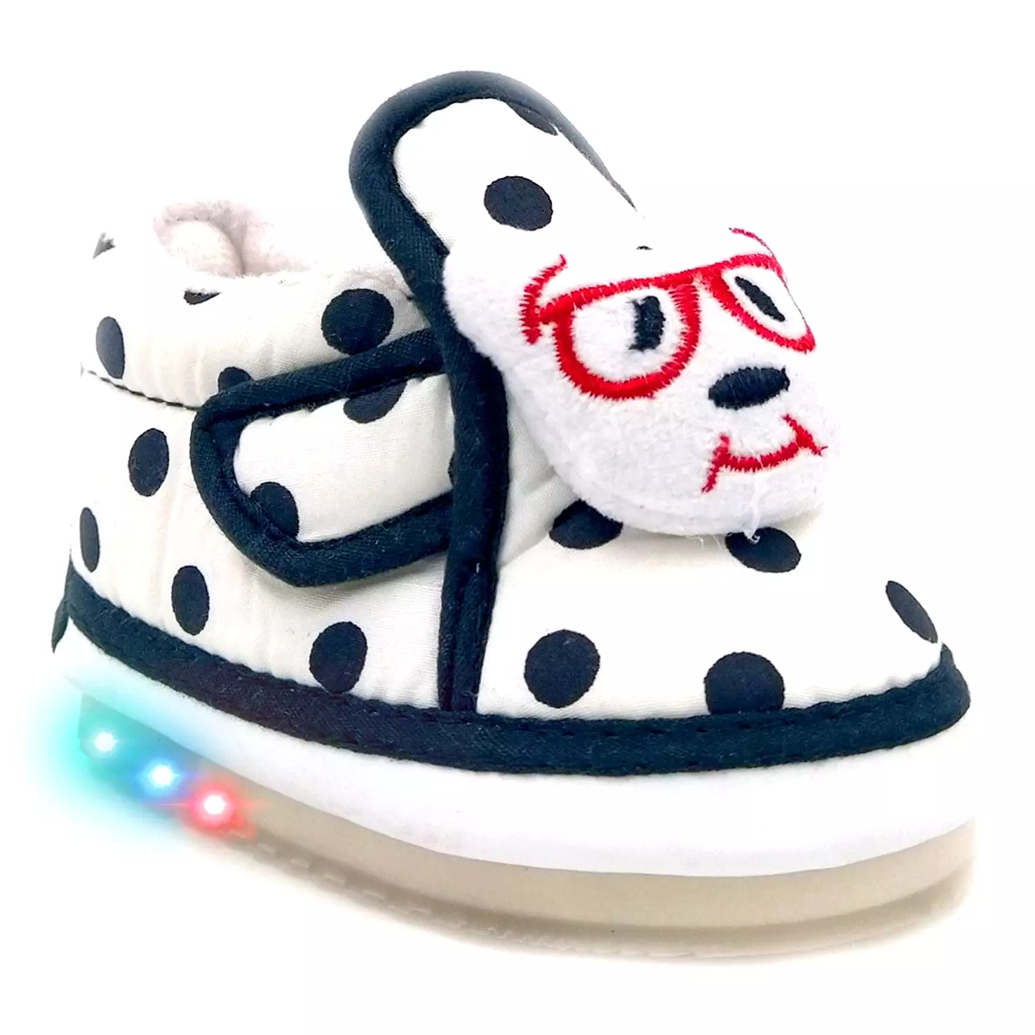 Cute Puppy LED Polka Dot Boots