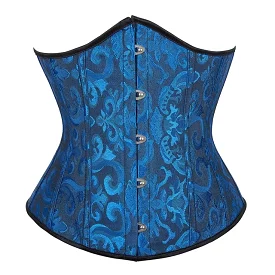 Dark blue spring corset for drag fashion