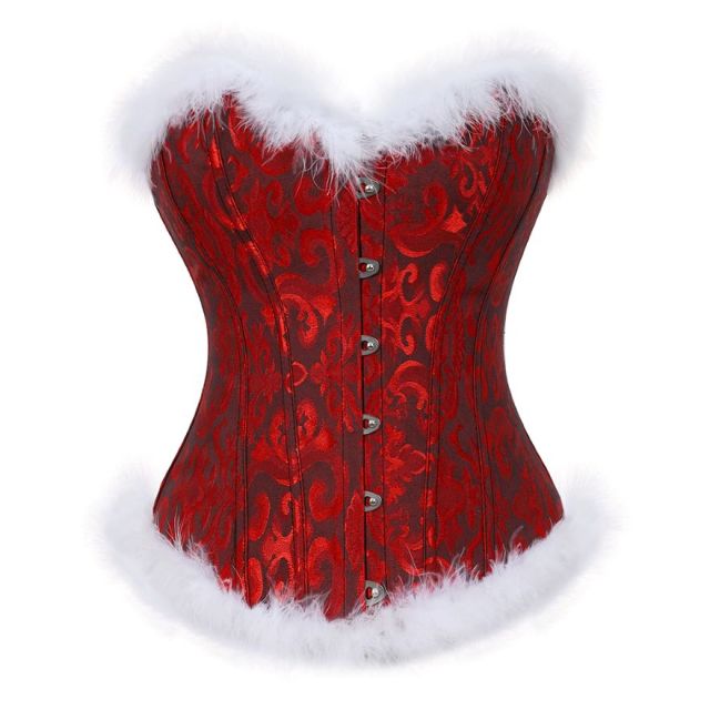 Dark Red Corset Drag Noel