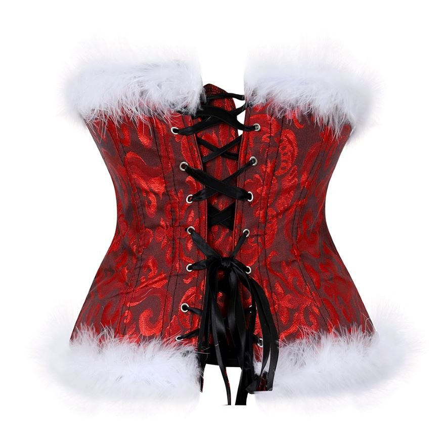 Dark Red Corset Drag Noel