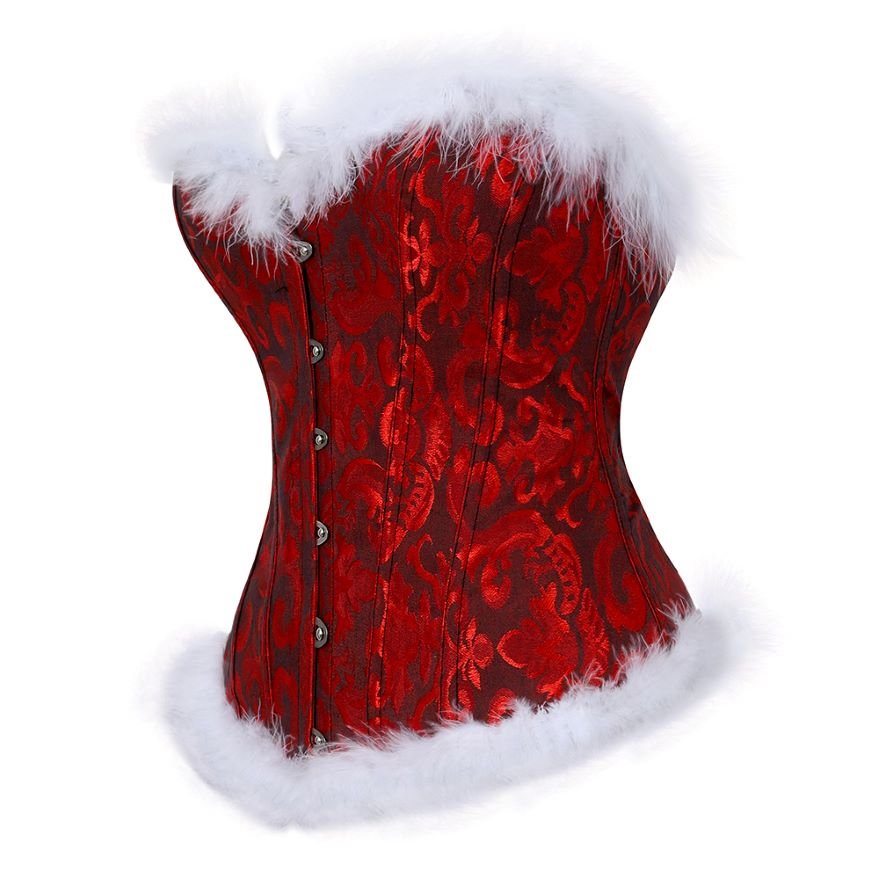 Dark Red Corset Drag Noel