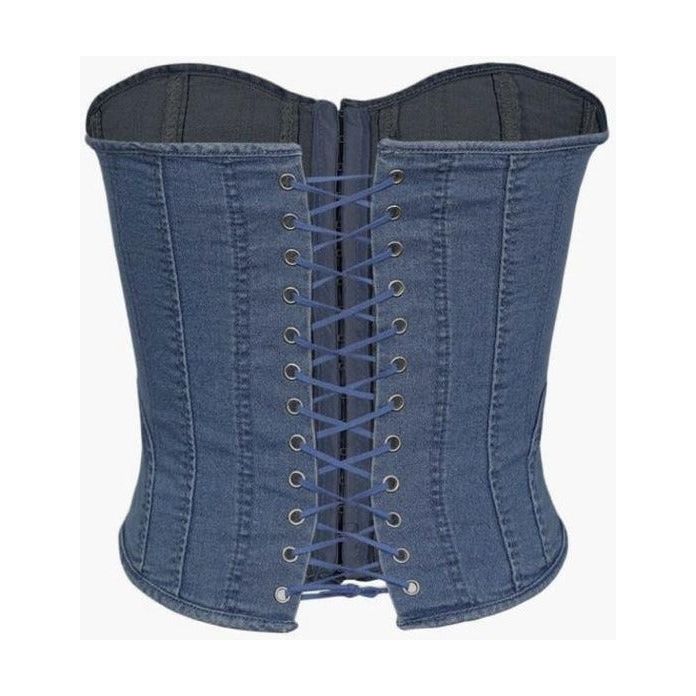 Denim Corset Top