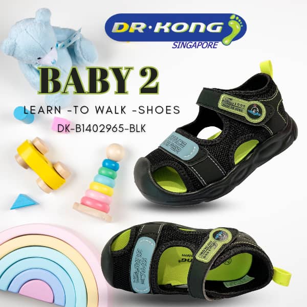 Dr. Kong Baby 2 Sandals DK-B1402965-BLK available at a special price of $99