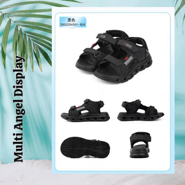 DR. KONG Children's Total Contact Sandals - DK-S20232W001-BLK - $129