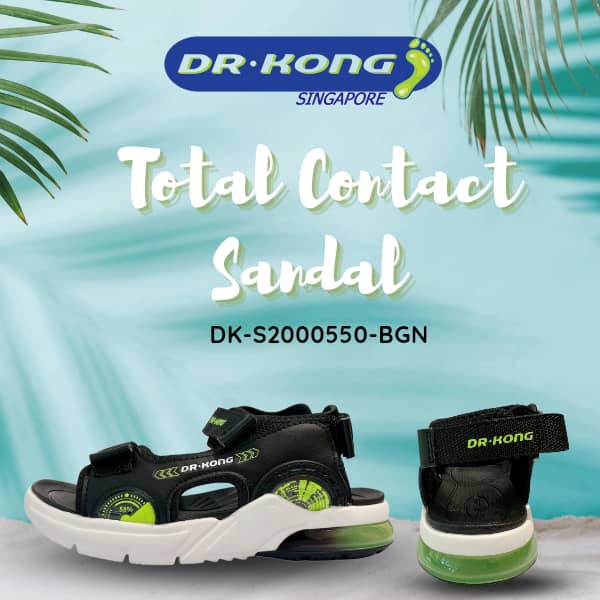 Dr. Kong Kids' Total Contact Sandals DK-S2000550-BGN (Retail Price: $129)