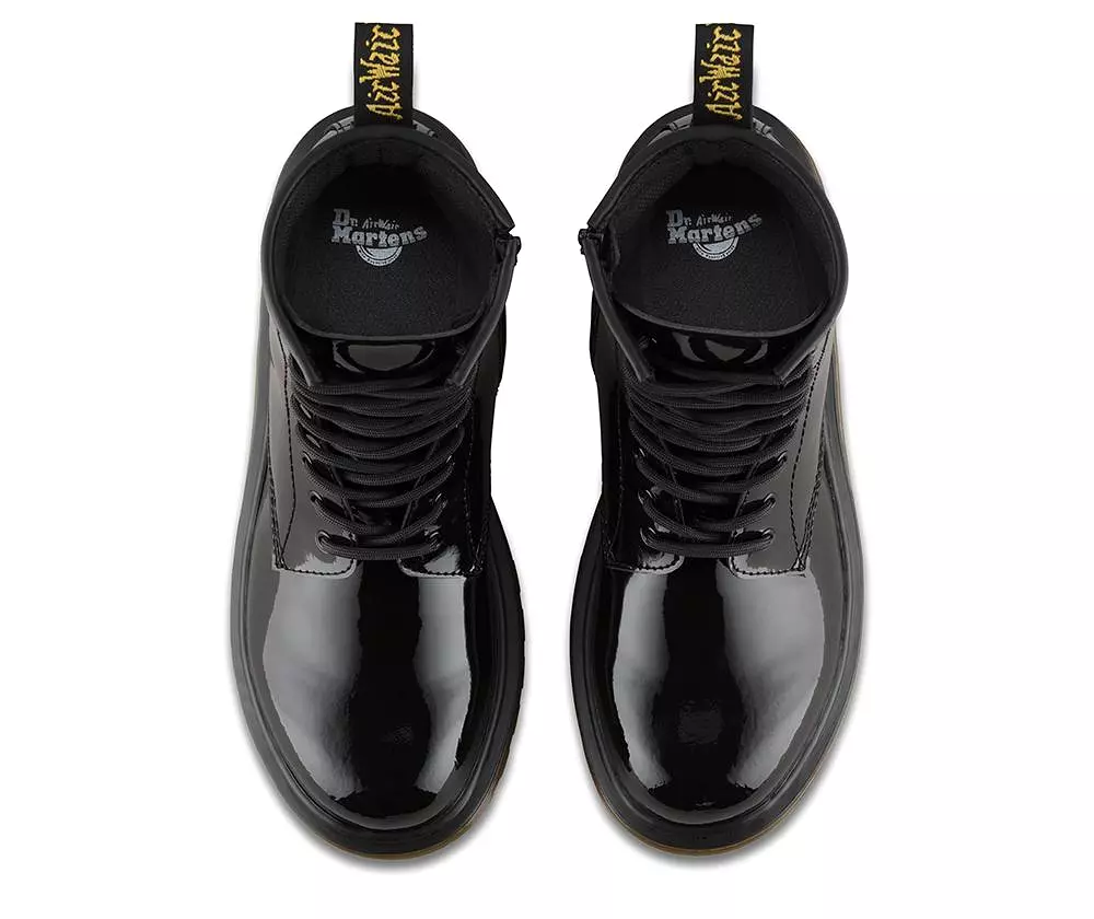 Dr. Martens Girl's 1460 Black Patent Boots (Sizes 4-5)