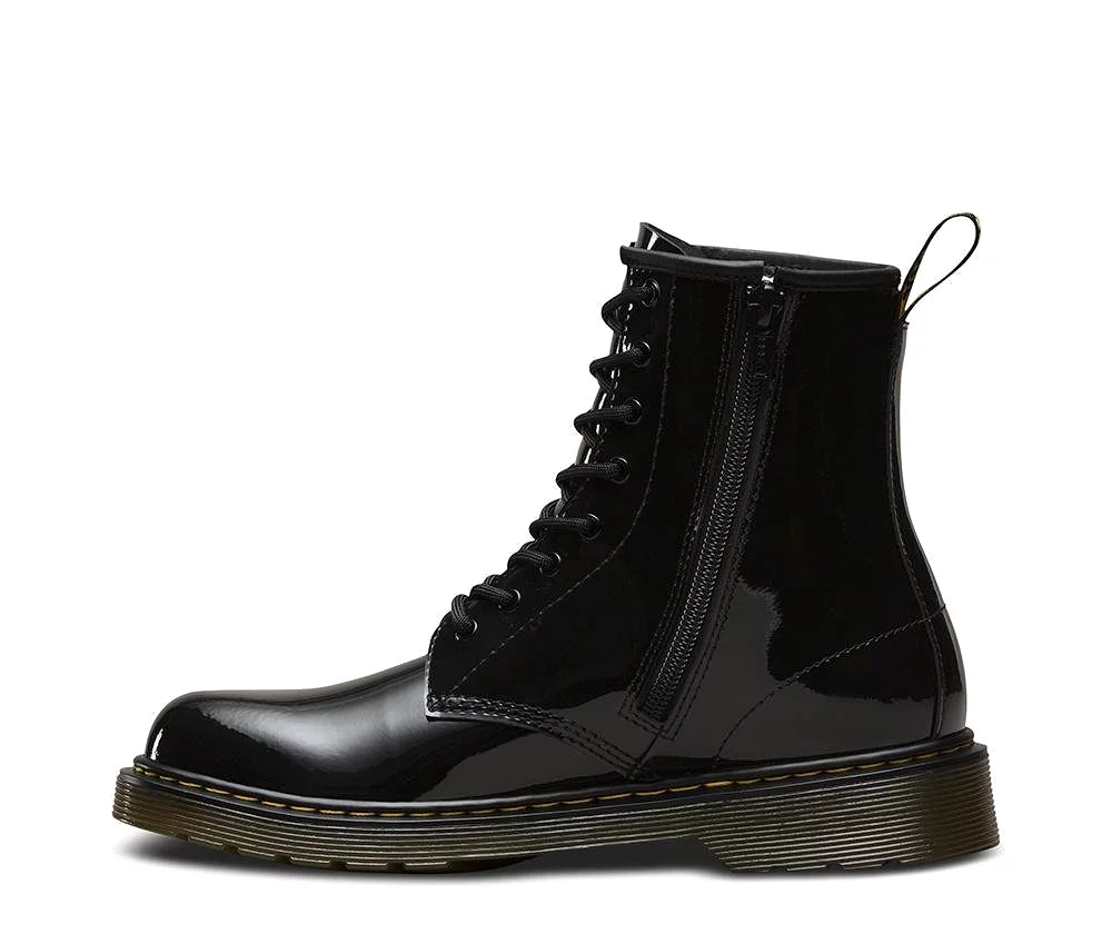 Dr. Martens Girl's 1460 Black Patent Boots (Sizes 4-5)