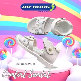 DR.KONG children's sandals for full foot contact, model DK-S1000755, in beige color. Regular price is $119.