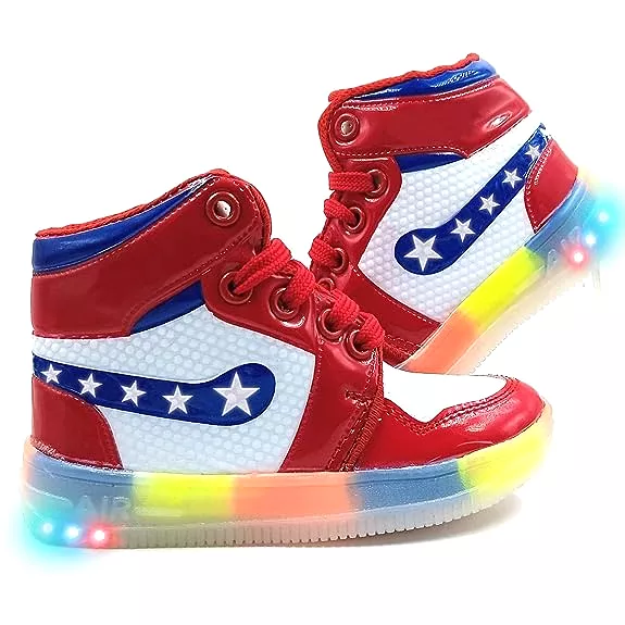 Elegant Stylish Sneakers for Kids with Lighting