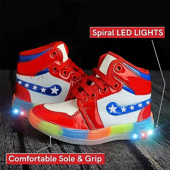 Elegant Stylish Sneakers for Kids with Lighting