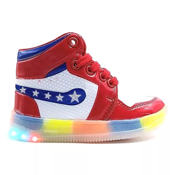 Elegant Stylish Sneakers for Kids with Lighting