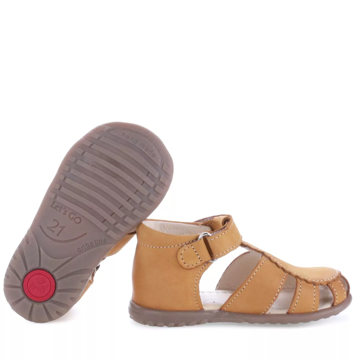 Emel 1670A-11 | Yellow Closed Sandals - Shop Now